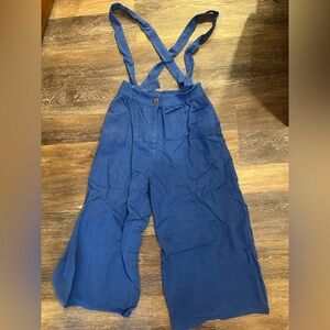 Fashion Brand Company suspender Blue Wide Leg Pants S